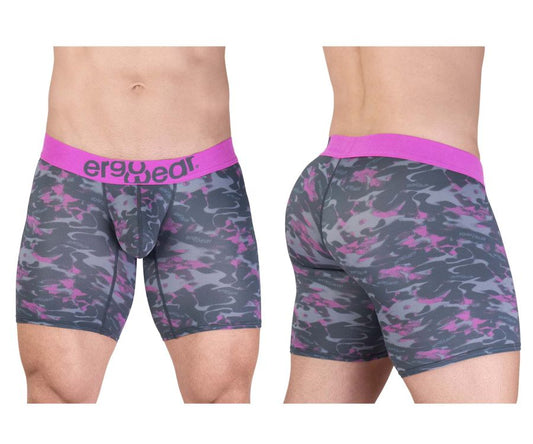 ErgoWear Men's Underwear EW1717 MAX SE CAMO Boxer Briefs Color Pink