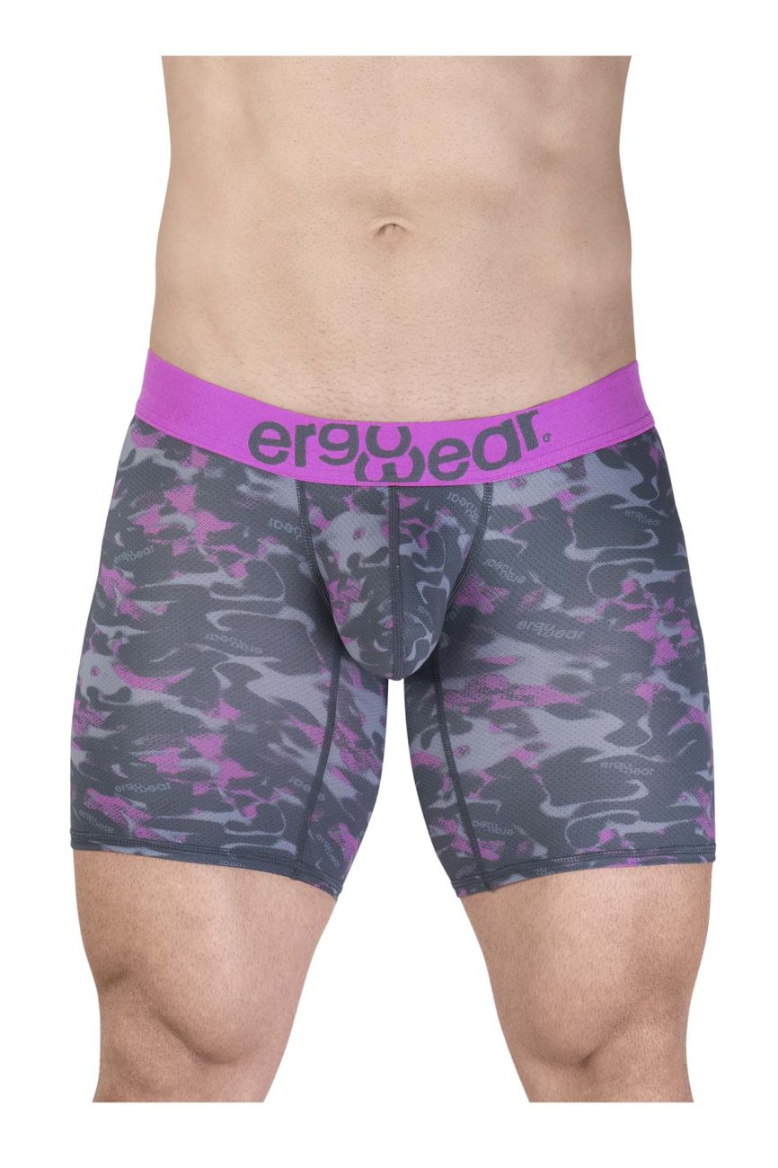 ErgoWear Men's Underwear EW1717 MAX SE CAMO Boxer Briefs Color Pink