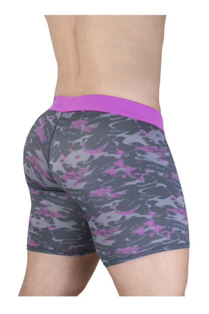 ErgoWear Men's Underwear EW1717 MAX SE CAMO Boxer Briefs Color Pink