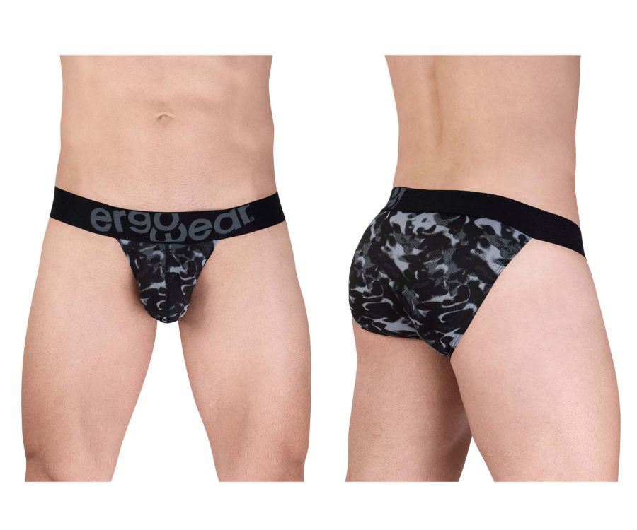 ErgoWear Men's Underwear EW1723 MAX SE CAMO Bikini Color Black