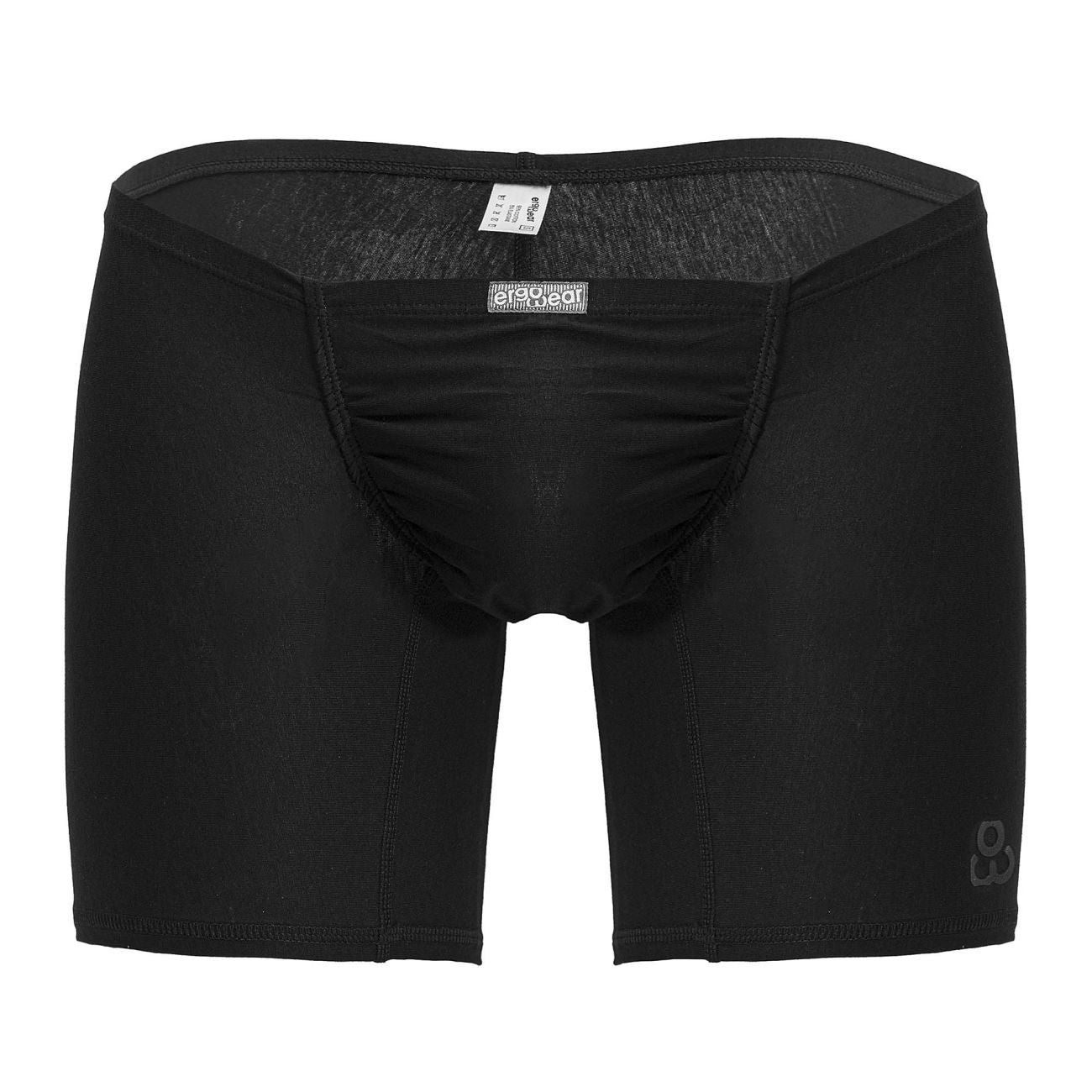 ErgoWear Men's Underwear EW1729 FEEL GR8 Cotton Boxer Briefs Color Black