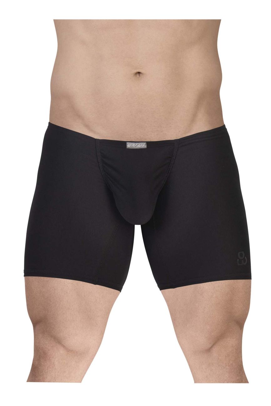 ErgoWear Men's Underwear EW1729 FEEL GR8 Cotton Boxer Briefs Color Black