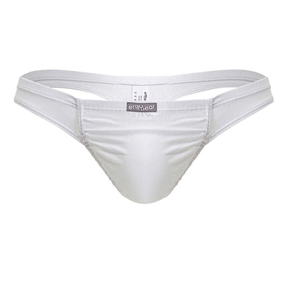 ErgoWear Men's Underwear EW1734 FEEL GR8 Cotton Thongs Color White