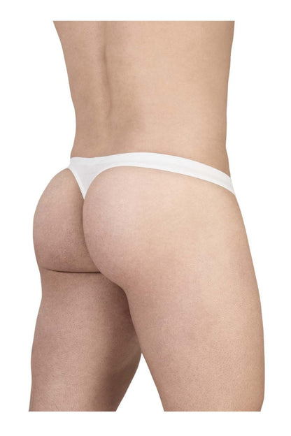 ErgoWear Men's Underwear EW1734 FEEL GR8 Cotton Thongs Color White