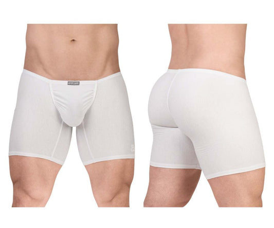 ErgoWear Men's Underwear EW1737 FEEL GR8 Cotton Boxer Briefs Color White
