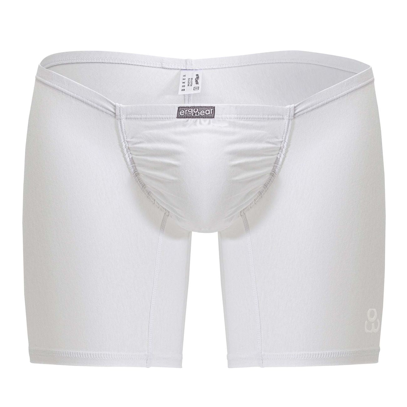 ErgoWear Men's Underwear EW1737 FEEL GR8 Cotton Boxer Briefs Color White
