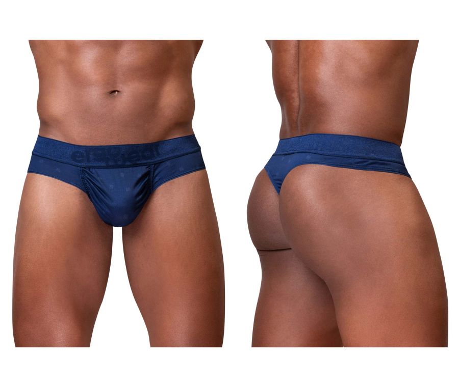 ErgoWear Men's Underwear EW1750 FEEL SE Thongs Color Navy Blue