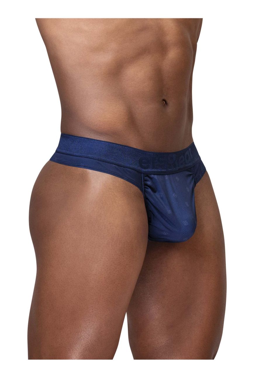 ErgoWear Men's Underwear EW1750 FEEL SE Thongs Color Navy Blue