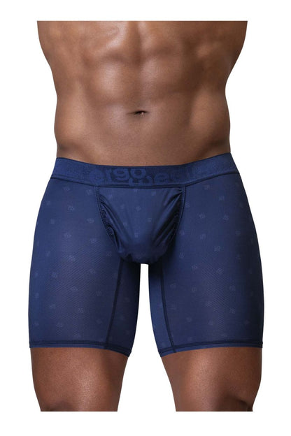 ErgoWear Men's Underwear EW1753 FEEL SE Boxer Briefs Color Navy Blue