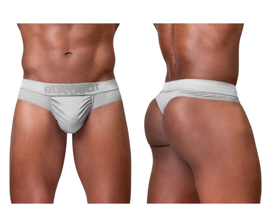 ErgoWear Men's Underwear EW1758 FEEL SE Thongs Color Silver