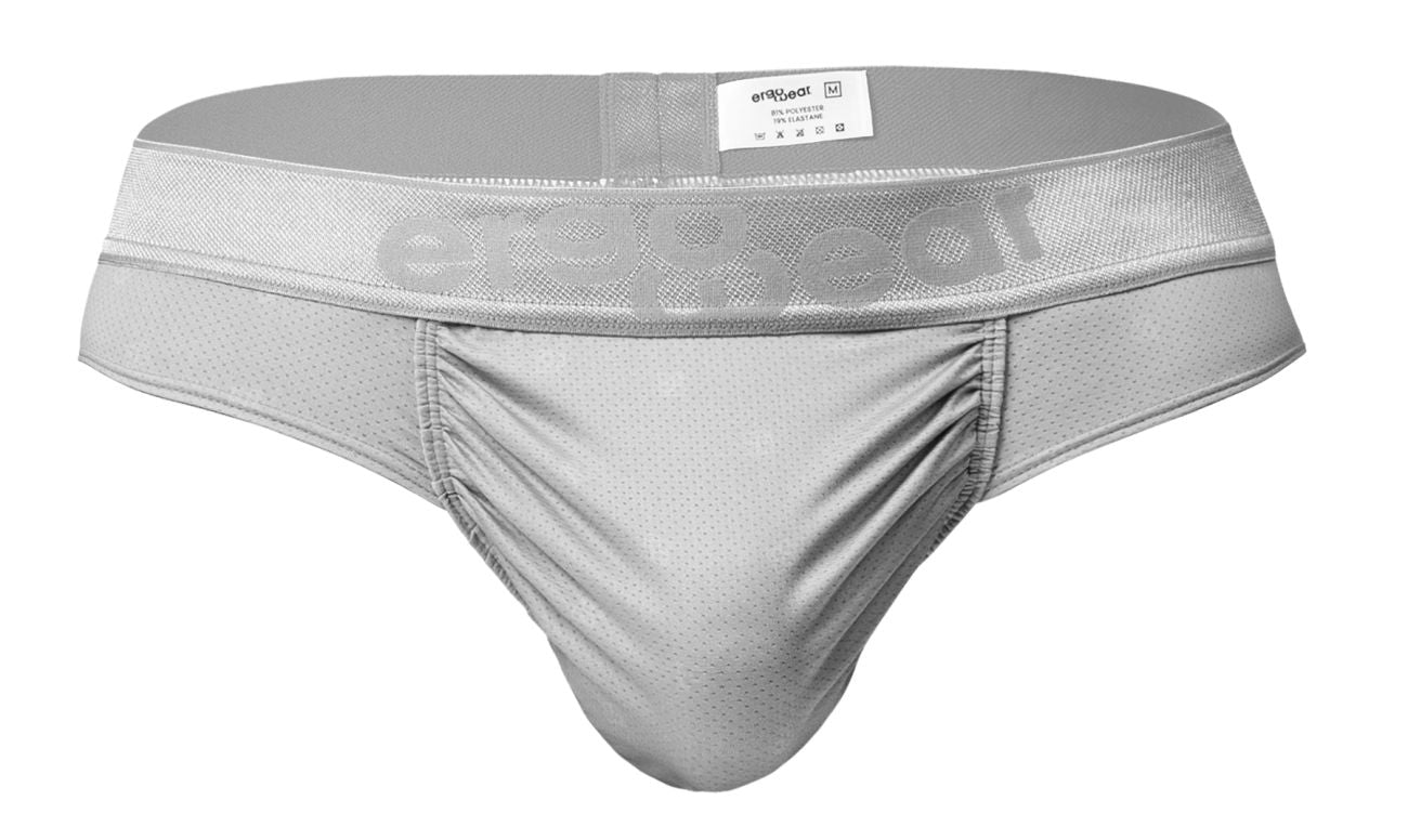 ErgoWear Men's Underwear EW1758 FEEL SE Thongs Color Silver