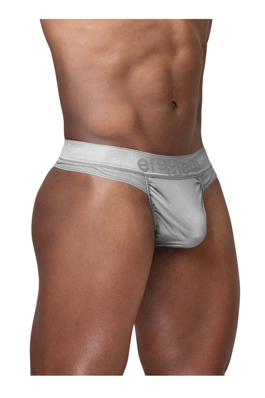 ErgoWear Men's Underwear EW1758 FEEL SE Thongs Color Silver