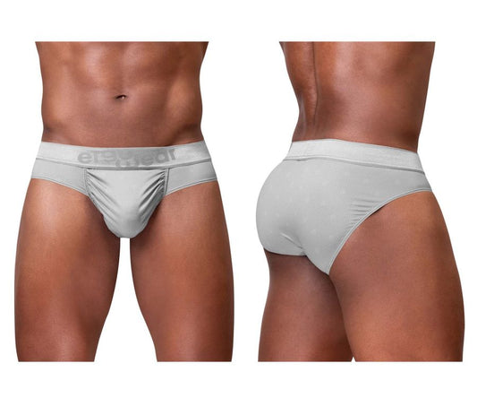 ErgoWear Men's Underwear EW1759 FEEL SE Briefs Color Silver