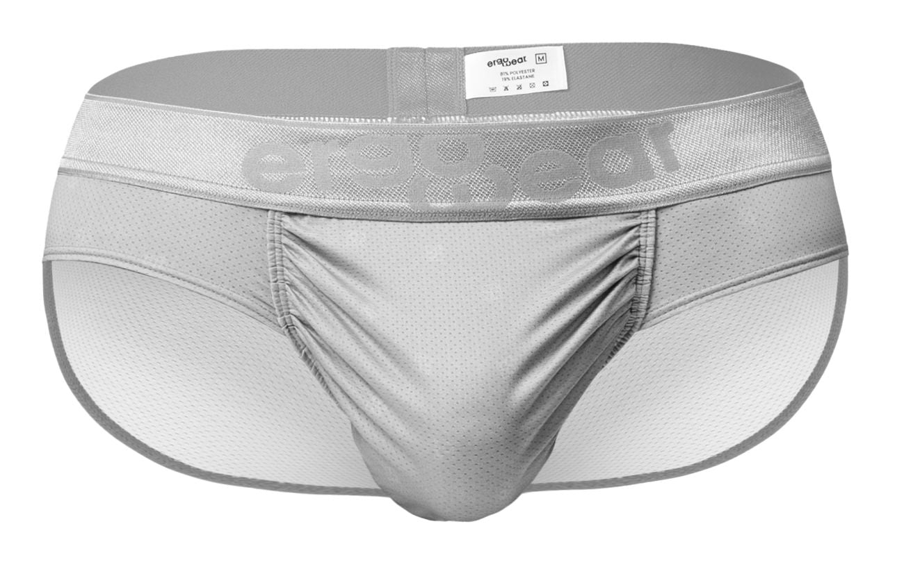 ErgoWear Men's Underwear EW1759 FEEL SE Briefs Color Silver