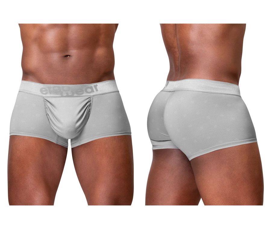 ErgoWear Men's Underwear EW1760 FEEL SE Trunks Color Silver