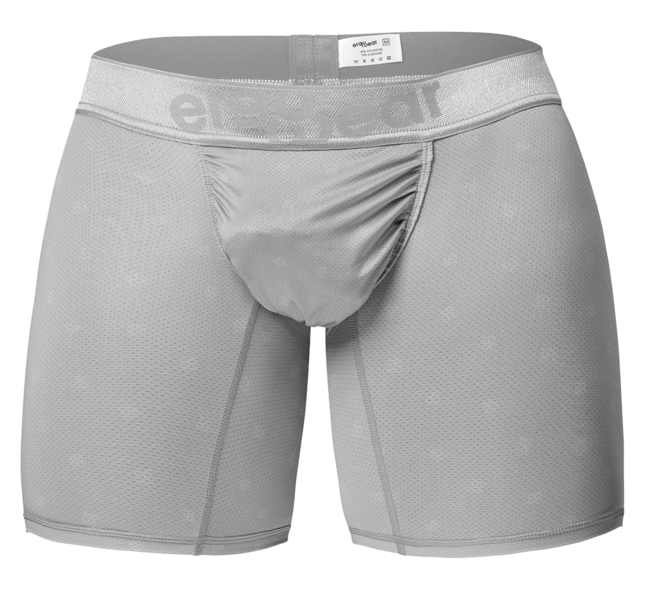 ErgoWear Men's Underwear EW1761 FEEL SE Boxer Briefs Color Silver