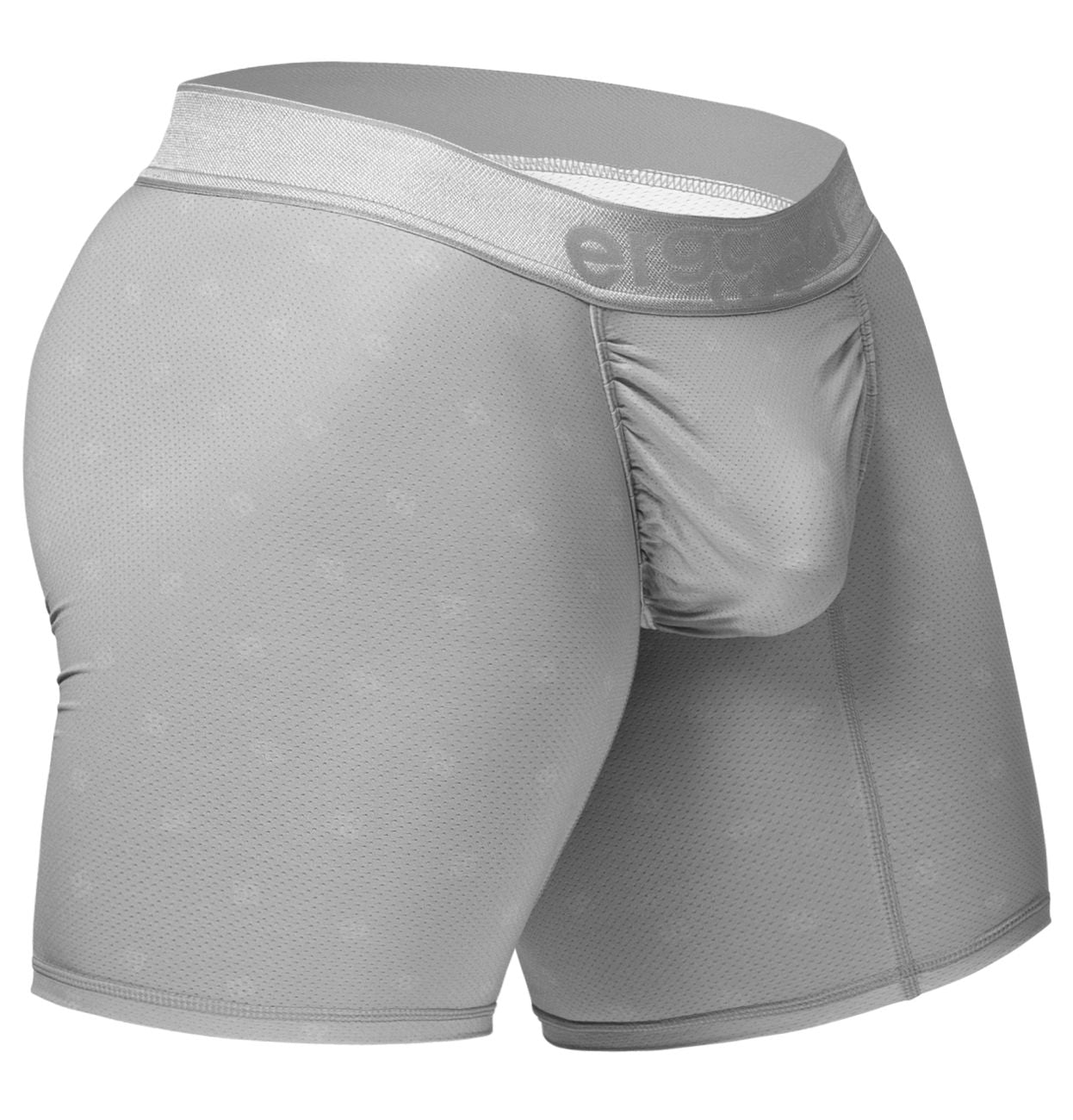 ErgoWear Men's Underwear EW1761 FEEL SE Boxer Briefs Color Silver