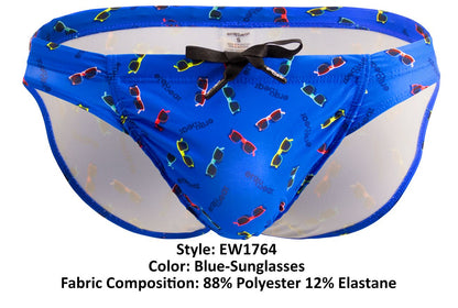Feel SW Blue-Sunglasses Swim Brief - view 7