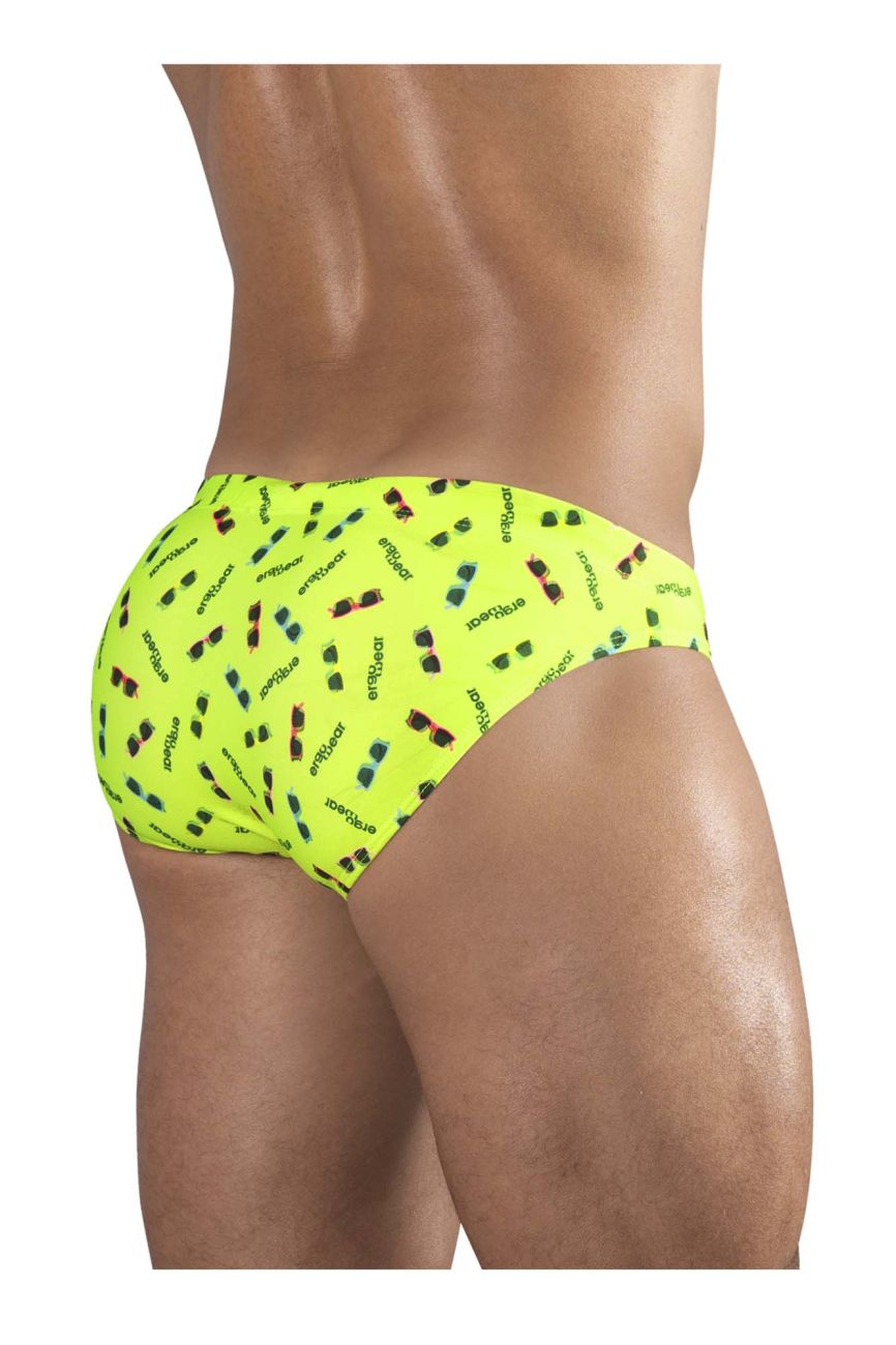 ErgoWear Men's active and swimwear EW1765 X4D SW Swim Briefs Color Bright Yellow