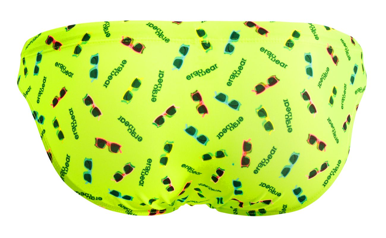 ErgoWear Men's active and swimwear EW1765 X4D SW Swim Briefs Color Bright Yellow