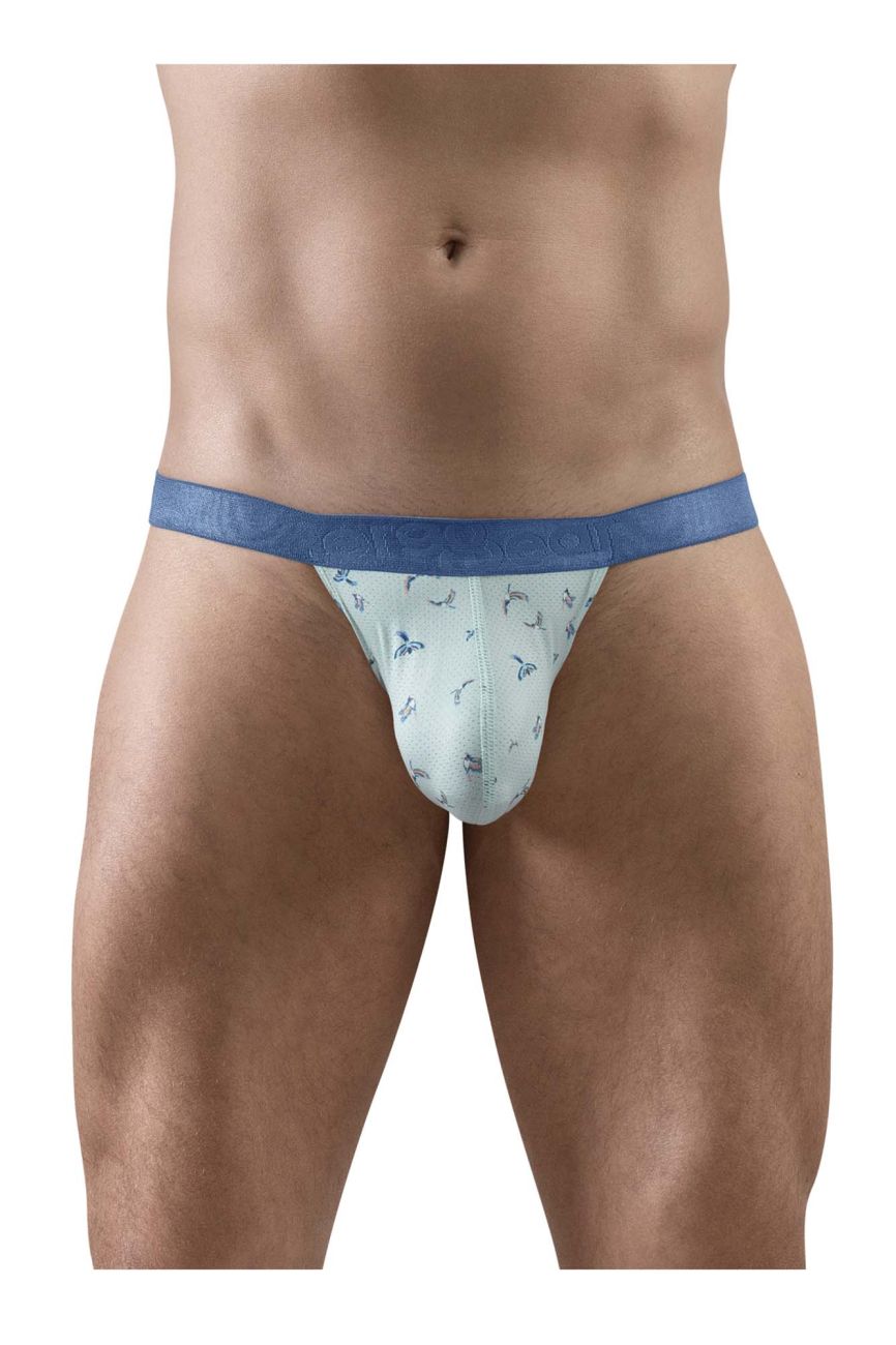 ErgoWear Men's Underwear EW1776 SLK SE G-String Color Frost-Birds