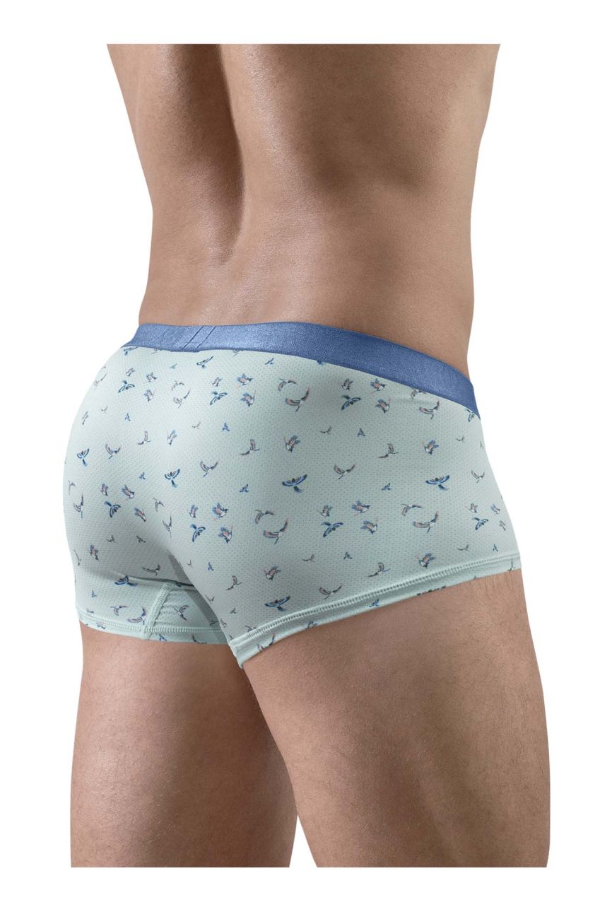 ErgoWear Men's Underwear EW1778 SLK SE Trunks Color Frost-Birds