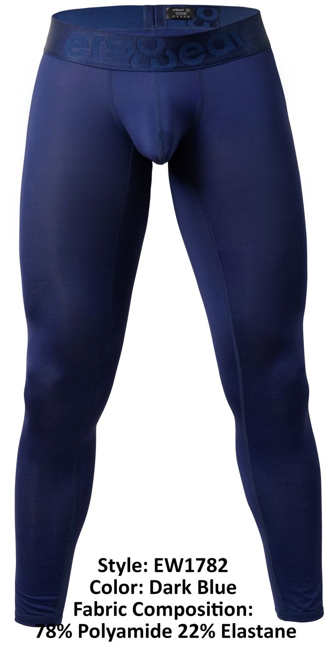 ErgoWear Men's active and swimwear EW1782 MAX BOLD Athletic Pants Color Dark Blue