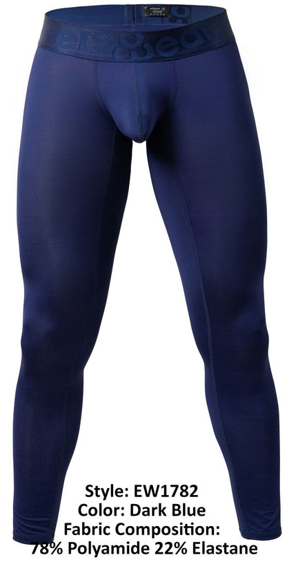 ErgoWear Men's active and swimwear EW1782 MAX BOLD Athletic Pants Color Dark Blue