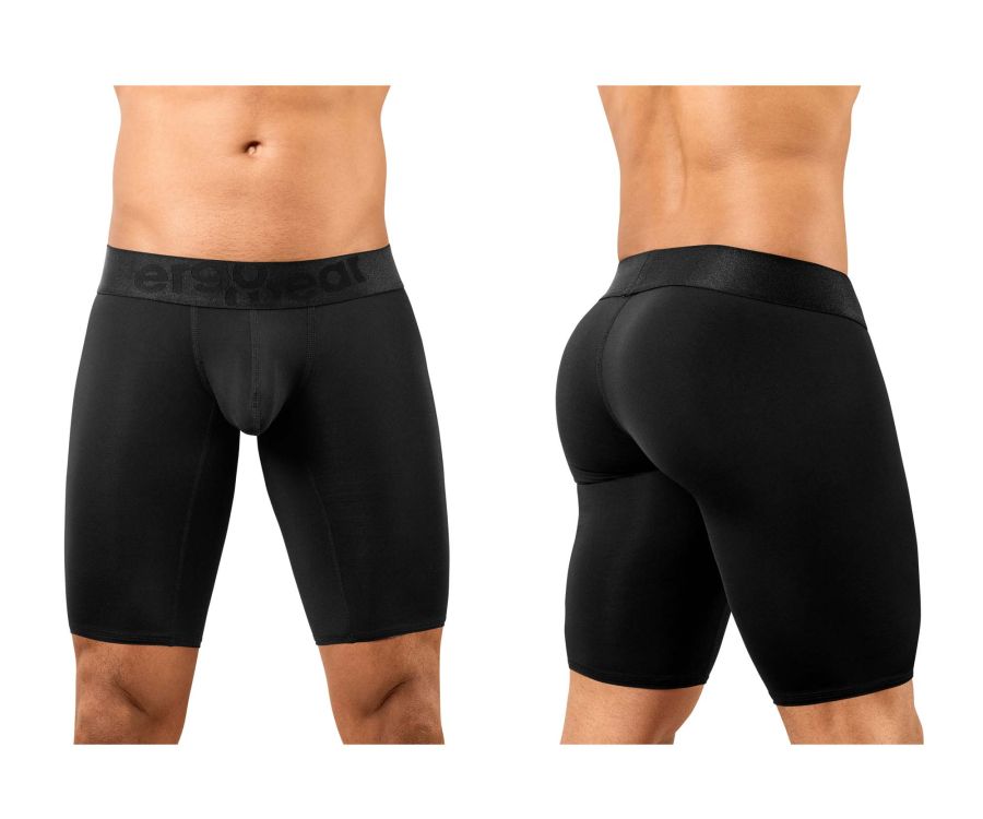 ErgoWear Men's active and swimwear MAX BOLD Athletic Shorts - Black