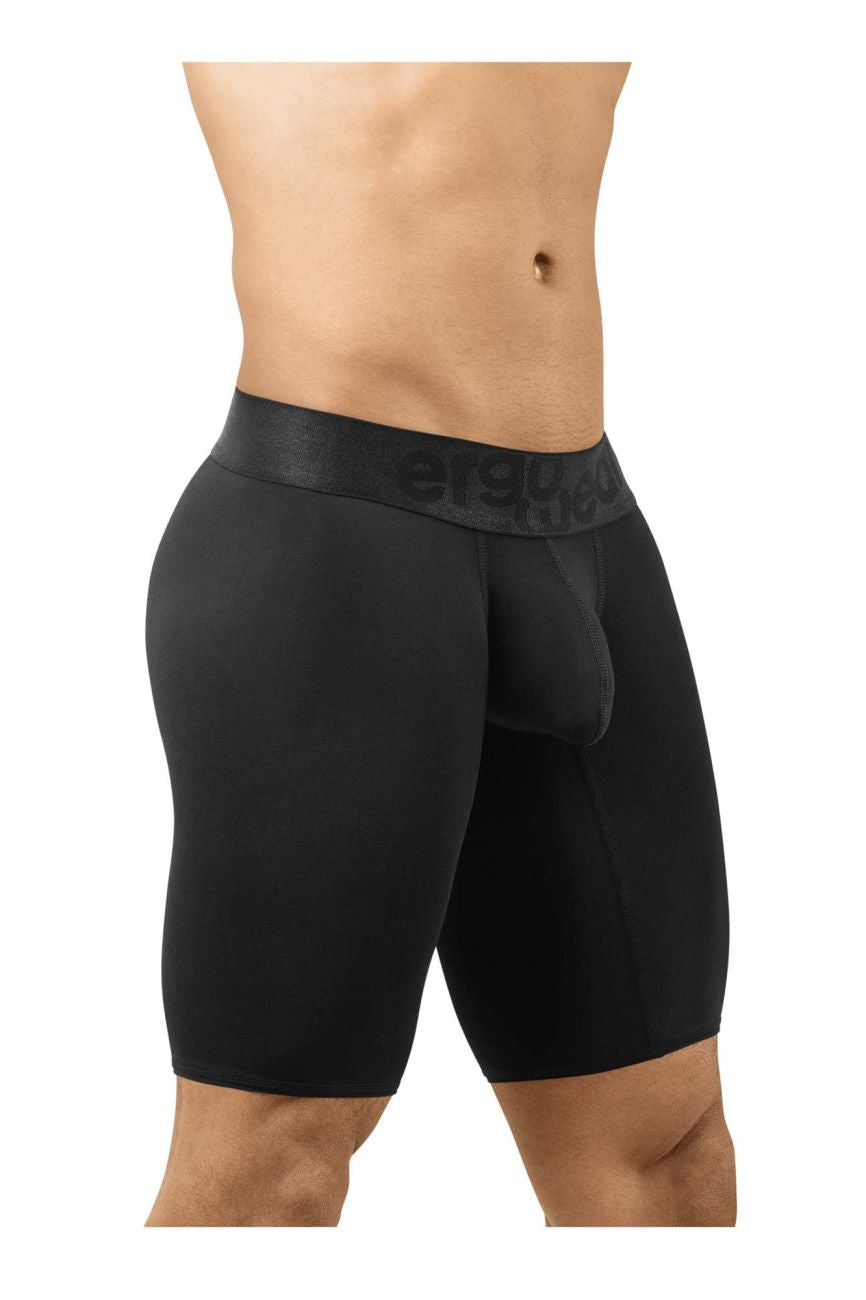 ErgoWear Men's active and swimwear EW1783 MAX BOLD Athletic Shorts Color Black