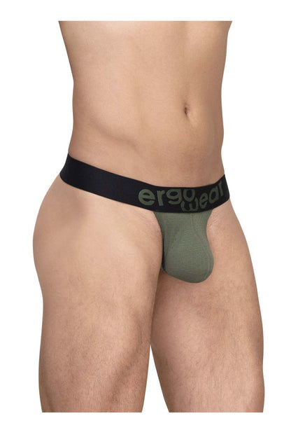 ErgoWear Men's Underwear EW1785 MAX FLOW G-String Color Dark Green