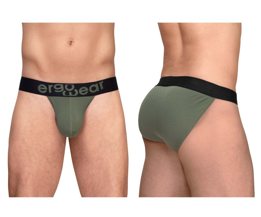 ErgoWear Men's Underwear EW1786 MAX FLOW Bikini Color Dark Green
