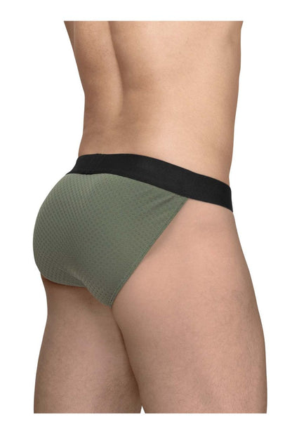 ErgoWear Men's Underwear EW1786 MAX FLOW Bikini Color Dark Green