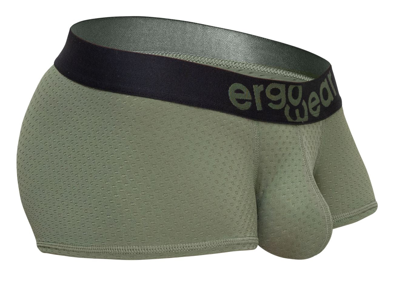 ErgoWear Men's Underwear EW1787 MAX FLOW Trunks Color Dark Green