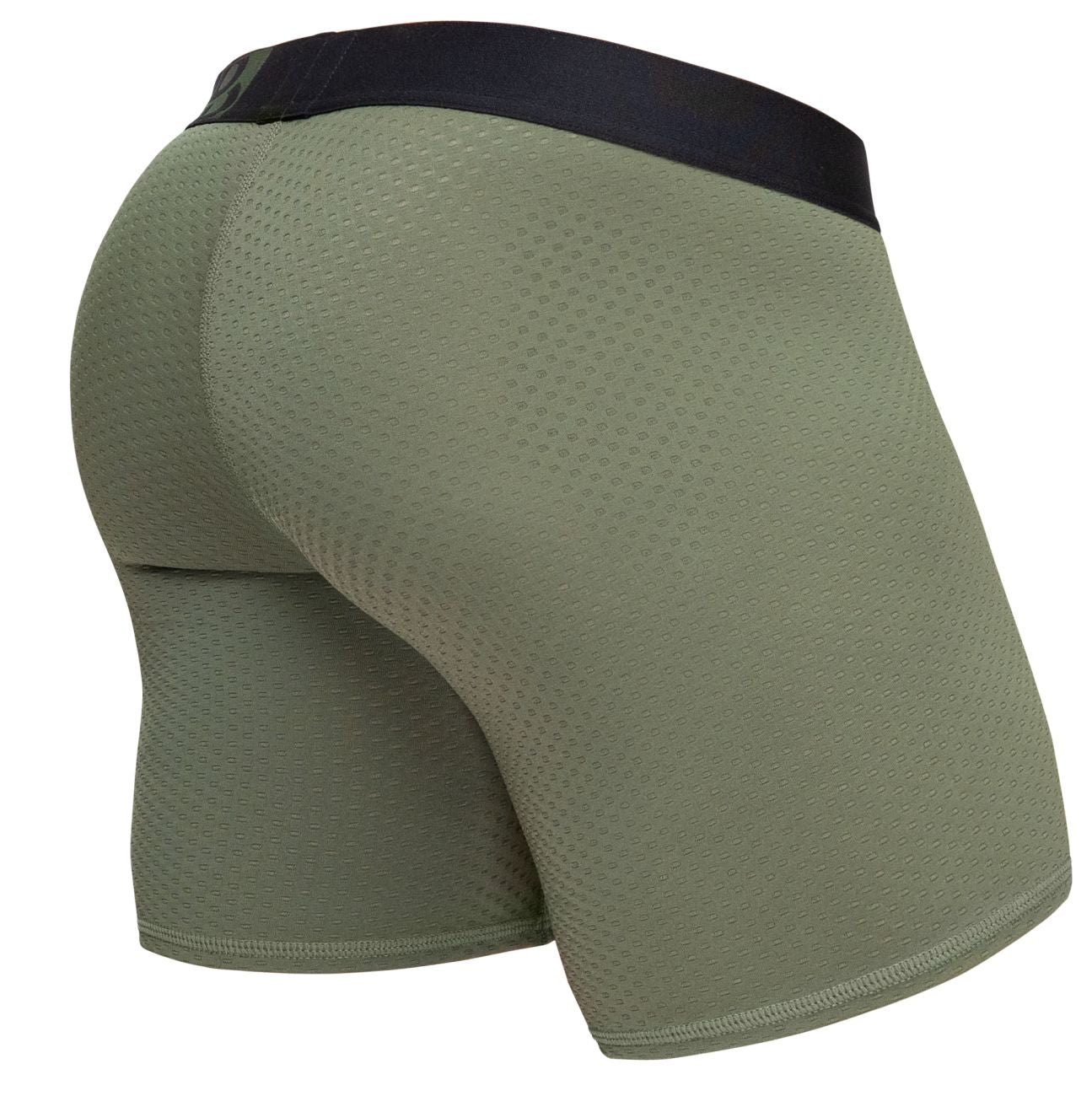 ErgoWear Men's Underwear EW1788 MAX FLOW Boxer Briefs Color Dark Green