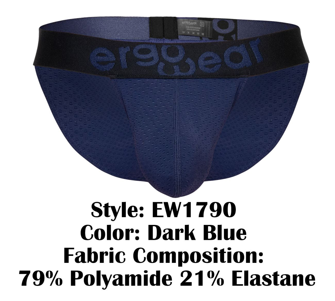 ErgoWear Men's Underwear EW1790 MAX FLOW Bikini Color Dark Blue