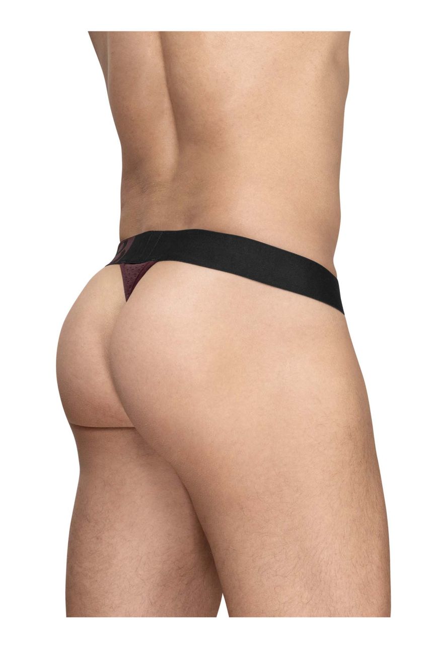 ErgoWear Men's Underwear EW1793 MAX FLOW G-String Color Burgundy