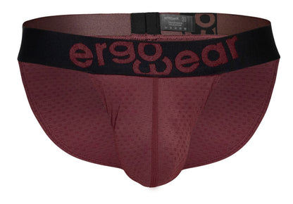 ErgoWear Men's Underwear EW1794 MAX FLOW Bikini Color Burgundy
