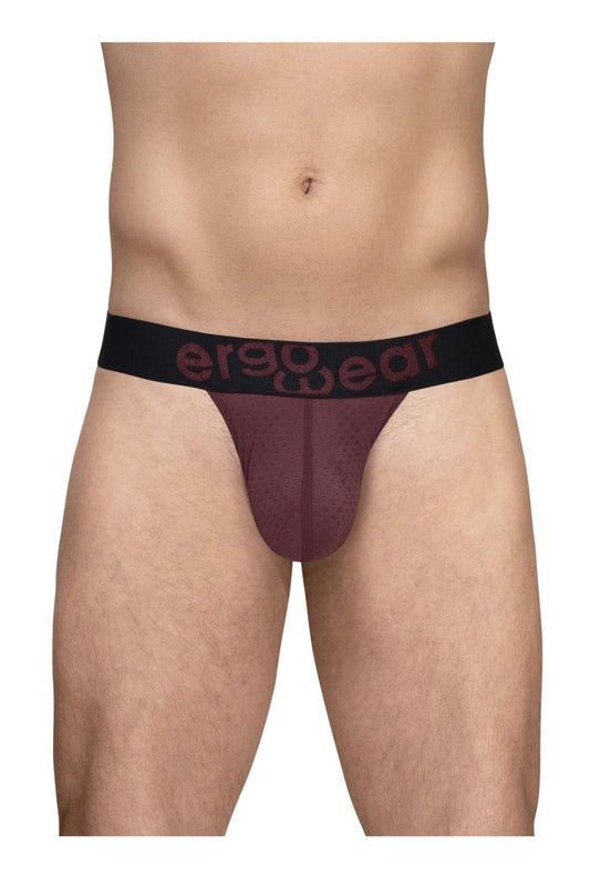 ErgoWear Men's Underwear EW1794 MAX FLOW Bikini Color Burgundy