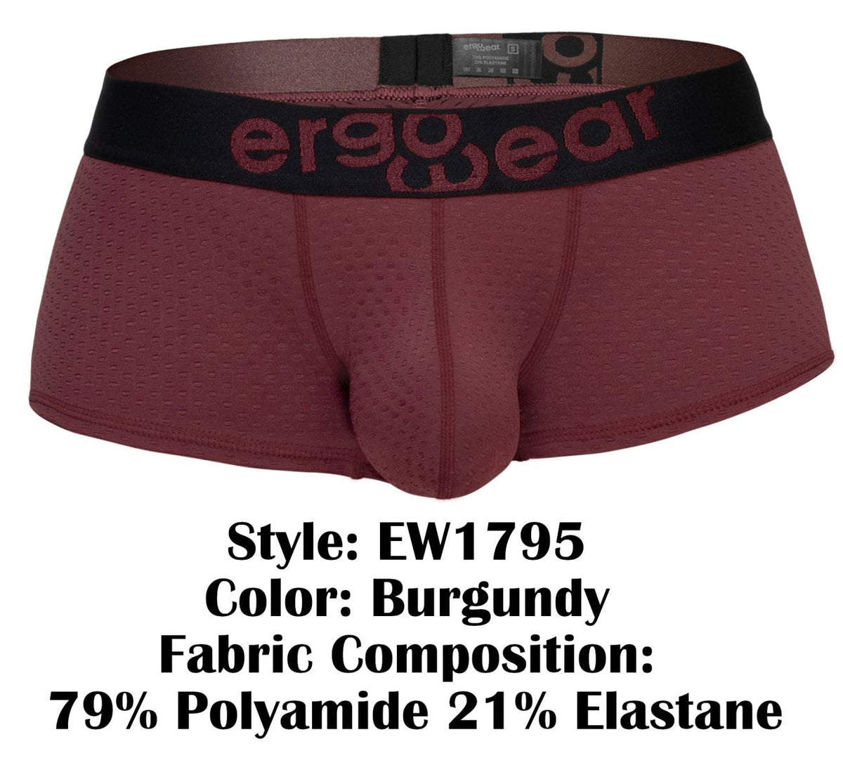 ErgoWear MAX FLOW Trunks - Burgundy