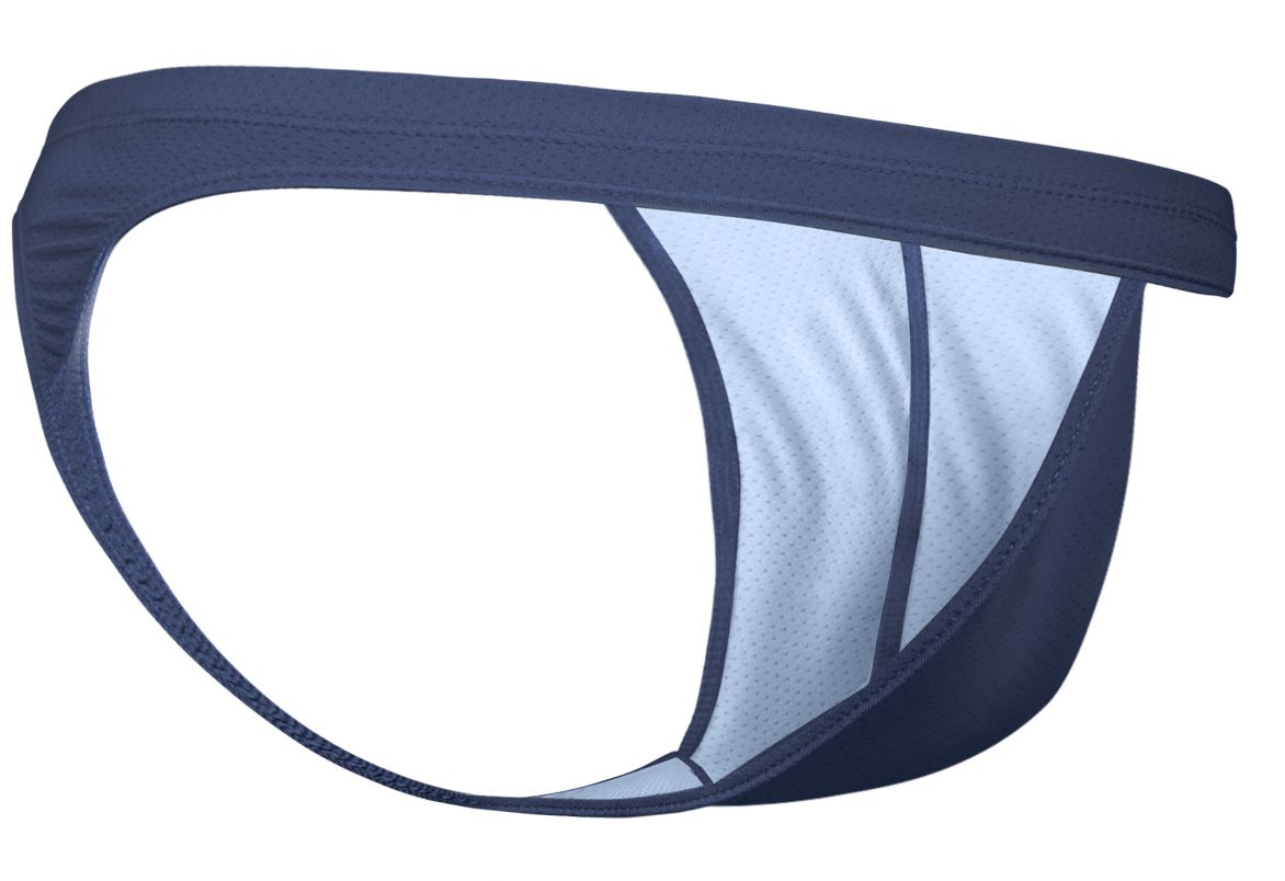 ErgoWear Men's Underwear EW1797 X4D SE Thongs Color Sea Blue