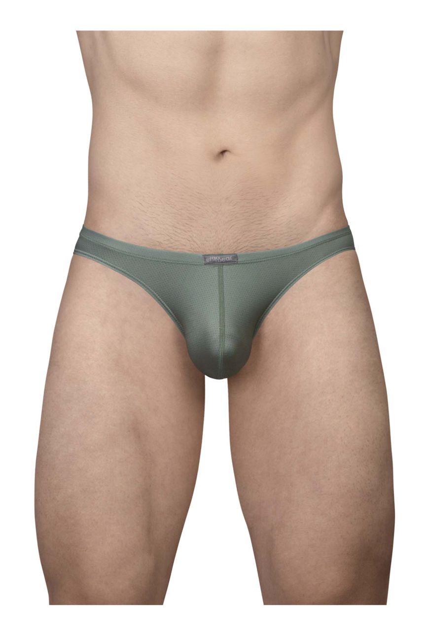 ErgoWear Men's Underwear EW1801 X4D SE Thongs Color Olive Green