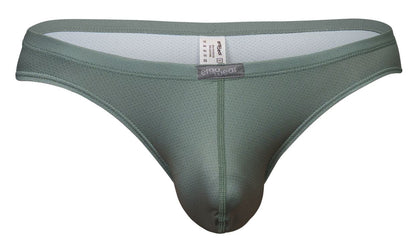 ErgoWear Men's Underwear EW1801 X4D SE Thongs Color Olive Green