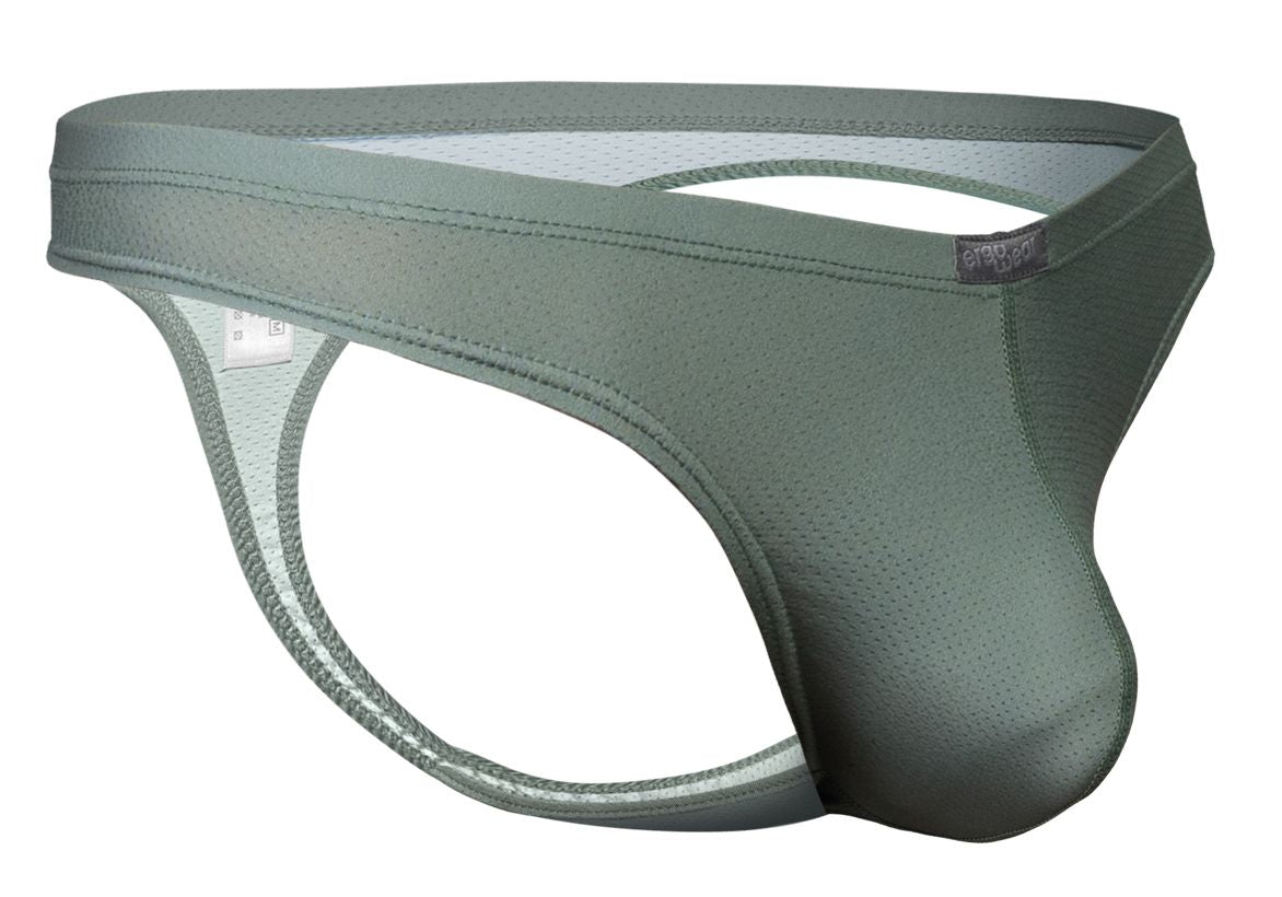 ErgoWear Men's Underwear EW1801 X4D SE Thongs Color Olive Green