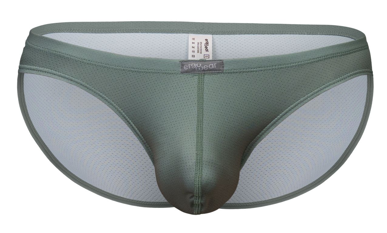 ErgoWear Men's Underwear EW1802 X4D SE Bikini Color Olive Green