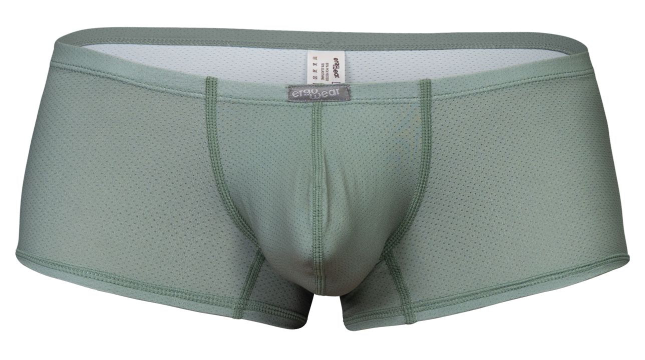 ErgoWear Men's Underwear EW1803 X4D SE Trunks Color Olive Green