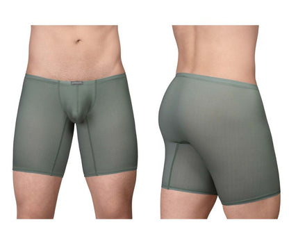 ErgoWear Men's Underwear EW1804 X4D SE Boxer Briefs Color Olive Green