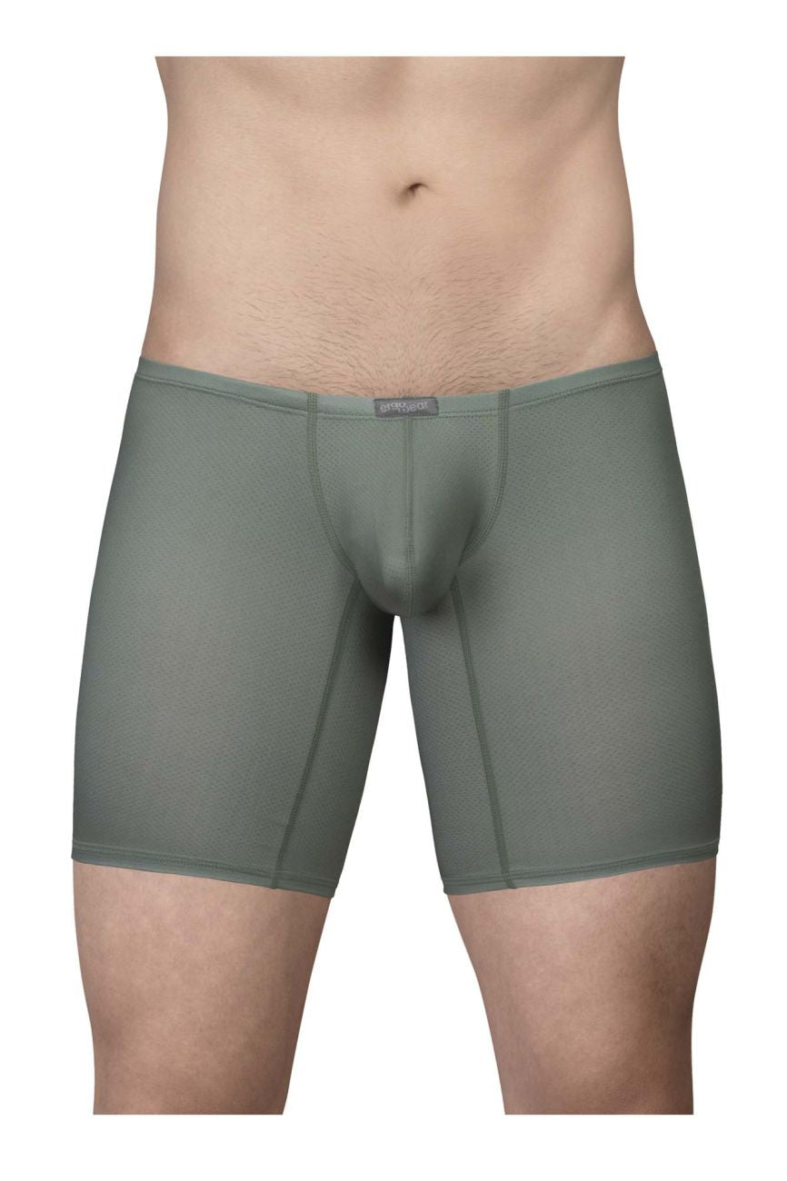 ErgoWear Men's Underwear EW1804 X4D SE Boxer Briefs Color Olive Green