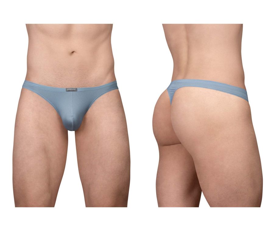 ErgoWear Men's Underwear EW1805 X4D SE Thongs Color Stone Blue