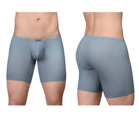 ErgoWear Men's Underwear EW1808 X4D SE Boxer Briefs Color Stone Blue